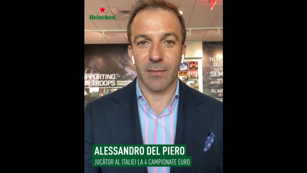
	Alessandro Del Piero, proiect special alaturi de mai multe vedete din Romania. Starul italian implicat intr-o campanie pentru EURO 2020
