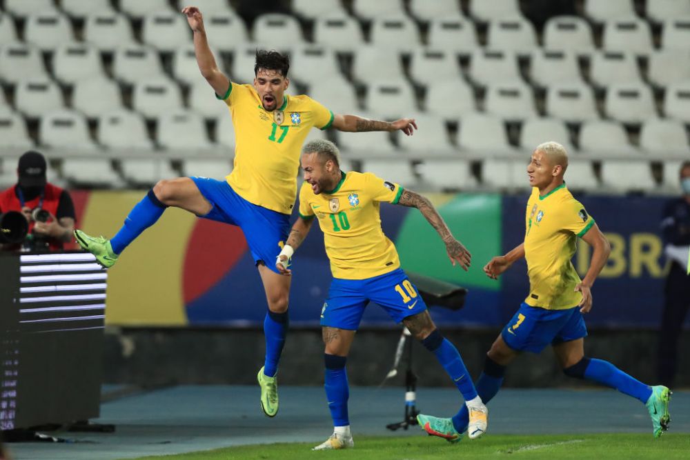 Neymar Jr. magic, Brazilia in finala Copa America. Faza spectaculoasa dupa care s-a marcat singurul gol al meciului cu Peru VIDEO _3