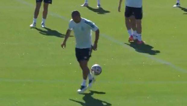 
	Thiago Alcantara a facut spectacol la antrenamentele dinaintea duelului cu Italia din semifinalele Euro 2020
