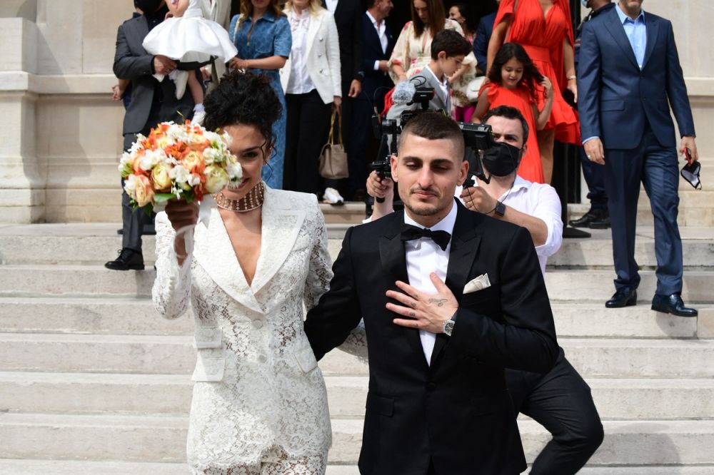 Marco Veratti a 'bifat' un trofeu si pe plan personal. Italianul s-a casatorit cu partenera sa: imagini spectaculoase de la ceremonie FOTO_5