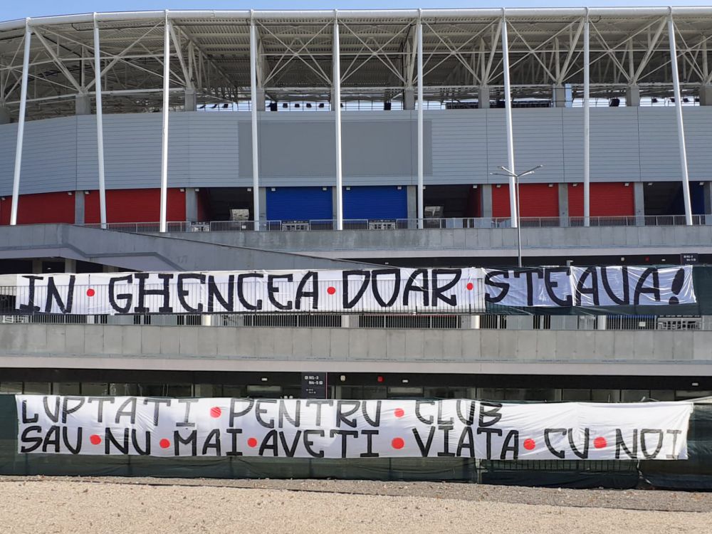 „Nu mai aveți viață cu noi!” Mesaj dur pus de suporterii CSA în Ghencea după cererea lui Gigi Becali _1
