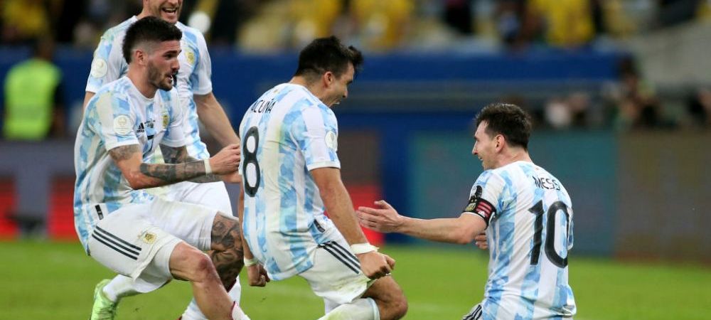 Leo Messi Argentina Brazilia copa america Marcos Acuna
