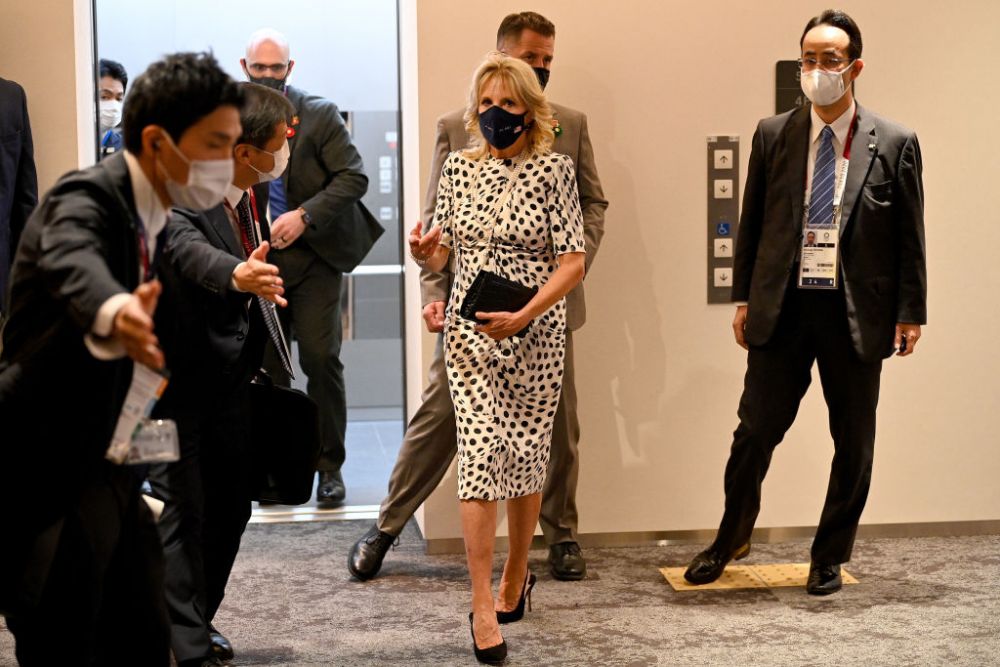 Jill Biden, apariție spectaculoasă la ceremonia de deschidere a Jocurilor Olimpice de la Tokyo FOTO _1
