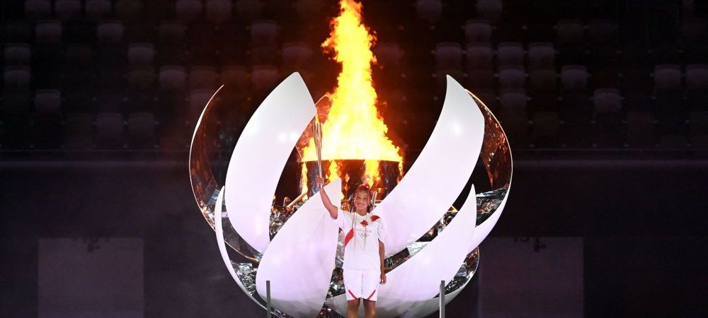 Naomi Osaka Jocurile Olimpice Tokyo Naomi Osaka flacara olimpica