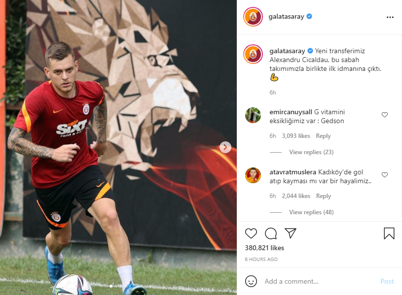 Cicâldău a început treaba la Galatasaray! Imagini cu internaționalul român de la primul antrenament cu turcii_5