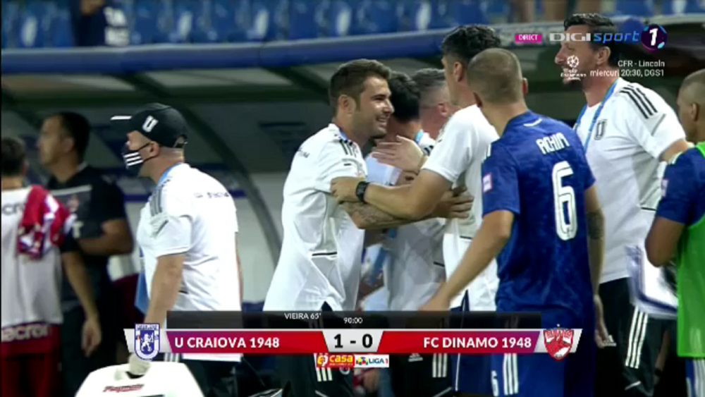 FCU Craiova - Dinamo 1-0 | Vieira i-a adus prima victorie lui Mutu în Liga 1! Eșanu, cel mai bun jucător de la Dinamo _16