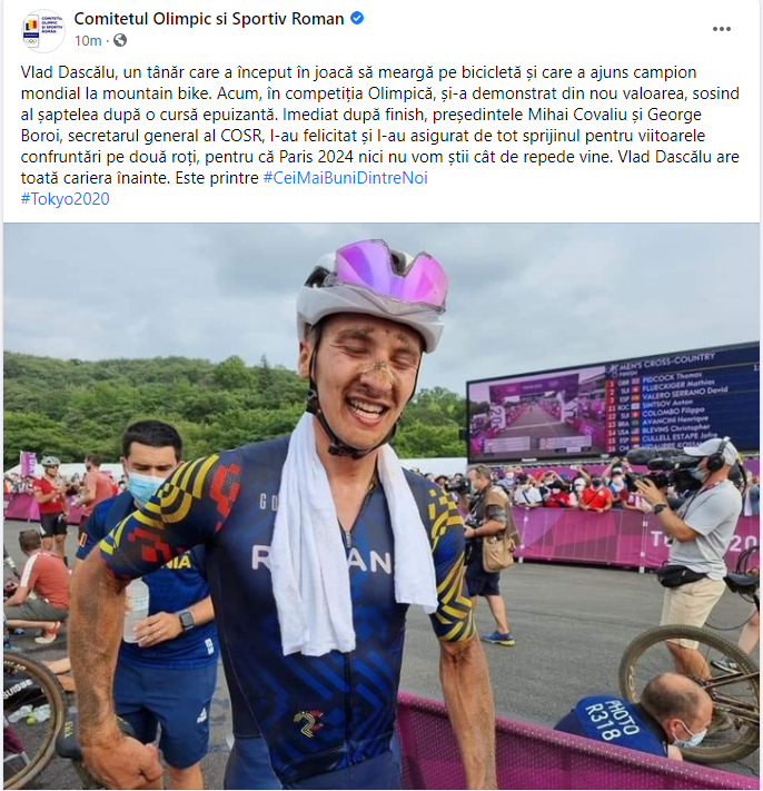 Se naște o nouă stea! Vlad Dascălu, locul 7 în proba de mountain bike la JO, mărturisire din "cursa durerii"_2