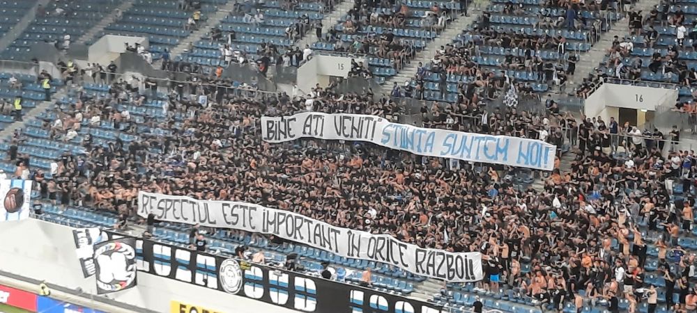 „Piesa rap sau manele la proțap? / ConȘtiința voastră e curată?” Duel în bannere între suporteri lui FCU Craiova și Dinamo_8