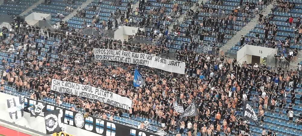 „Piesa rap sau manele la proțap? / ConȘtiința voastră e curată?” Duel în bannere între suporteri lui FCU Craiova și Dinamo_20