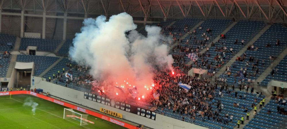 „Piesa rap sau manele la proțap? / ConȘtiința voastră e curată?” Duel în bannere între suporteri lui FCU Craiova și Dinamo_14