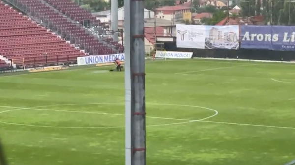 Furtună la Cluj înaintea returului cu Lincoln! Imagini de ultimă oră de la stadion
