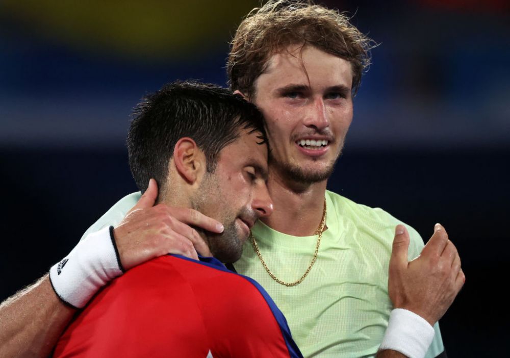 Zverev, în lacrimi după ce l-a eliminat pe Djokovic în semifinale la JO. Sârbul ratează șansa de a face Golden Slam _1