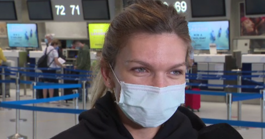 Simona Halep a rupt tăcerea, la plecarea spre Montreal | VIDEO _6