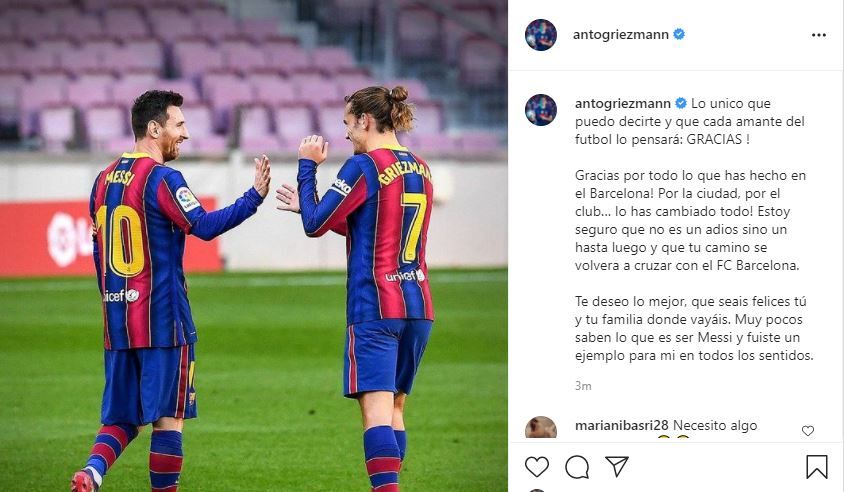 „Știu că te vei întoarce!” Mesajul emoționant al lui Pique pentru Messi! Ce au postat jucătorii Barcei_9
