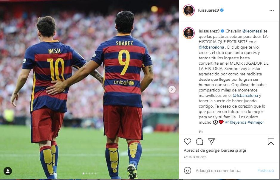 „Îți voi fi mereu recunoscător!” Luis Suarez, mesaj emoționant pentru Lionel Messi_10