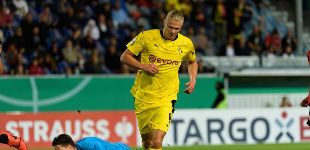 Alt sezon, acelasi Haaland! 'Mașina de goluri' a lui Dortmund, debut perfect în Cupa Germaniei! A înscris de trei ori_3