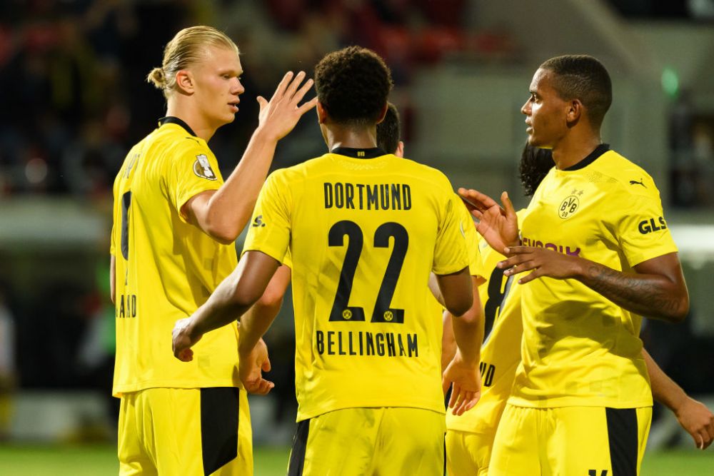 Alt sezon, acelasi Haaland! 'Mașina de goluri' a lui Dortmund, debut perfect în Cupa Germaniei! A înscris de trei ori_6