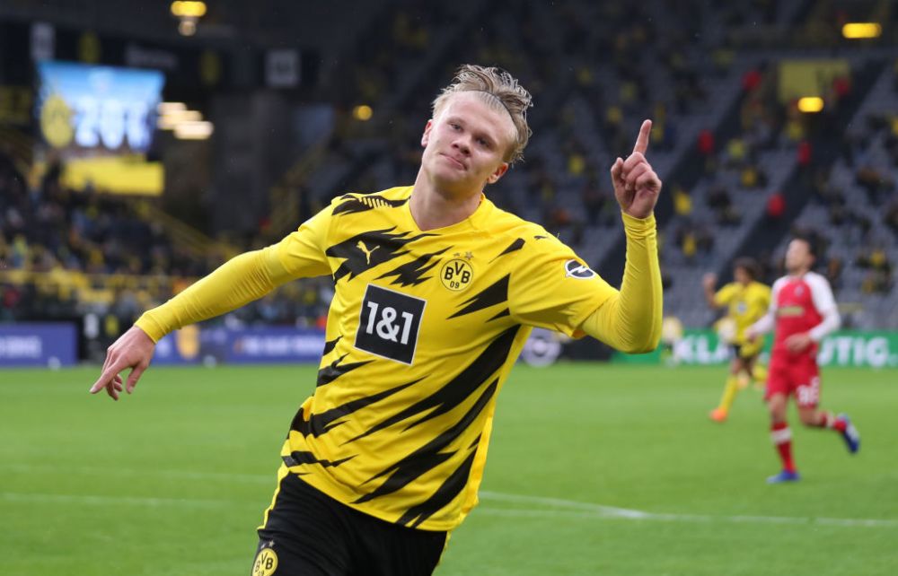 Alt sezon, acelasi Haaland! 'Mașina de goluri' a lui Dortmund, debut perfect în Cupa Germaniei! A înscris de trei ori_8