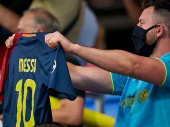 &bdquo;Messi, Messi, Messi!&rdquo; Numele legendei catalanilor s-a auzit la meciul Barcelona - Juventus! Moment superb al fanilor&nbsp;
