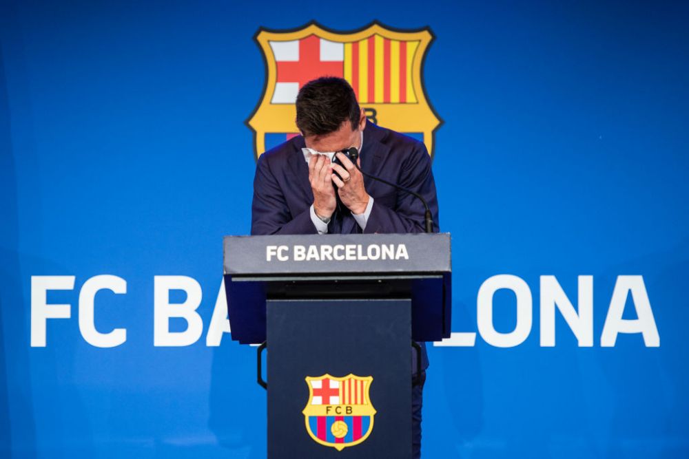 Imagini nevăzute de la conferința lui Messi! Cum a reacționat când s-a întâlnit cu președintele Laporta afară _5