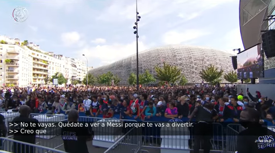 VIDEO Lionel Messi, prezentat oficial la PSG. Atmosferă incendiară la întâlnirea dintre fani și startul argentinian_12