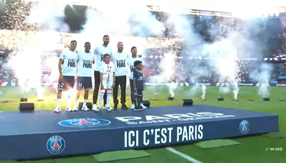 VIDEO Spectacol pe Parc des Princes la prezentarea starurilor lui PSG. Messi, Ramos și Donnarumma, în centrul atenției _4