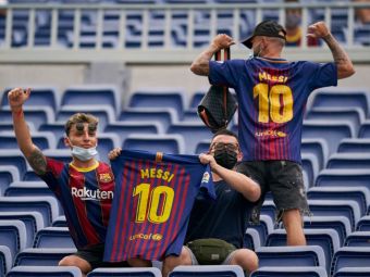 
	VIDEO Momente impresionante pe Camp Nou la primul meci fără Messi. Fanii i-au scandat numele minute în șir
