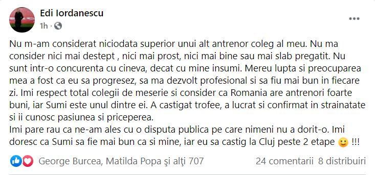 „Nu mă consider mai deștept!” Edi Iordănescu mesaj de susținere pentru Marius Șumudică_8