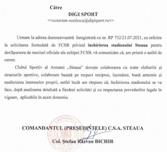 Prima reacție a CSA Steaua, după ce FCSB a solicitat să joace în Ghencea!_5