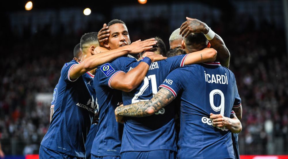 Brest - PSG 2-4: Fără Messi și Neymar, parizienii defilează în Ligue 1. Di Maria și Mbappe, printre marcatori _4