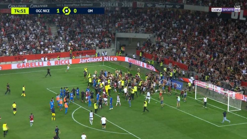 Sancțiuni drastice după scandalul de la meciul dintre Nice și Marseille_4