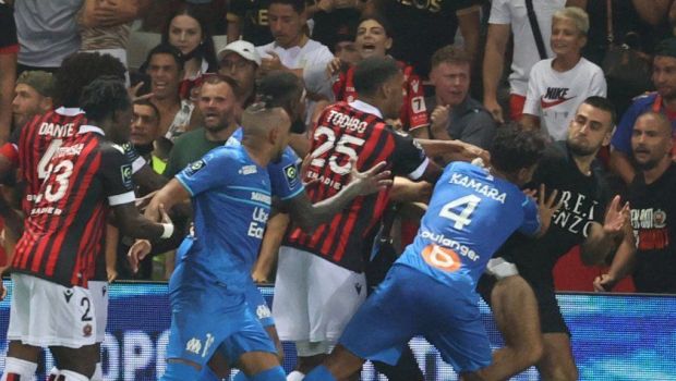 
	Sancțiuni drastice după scandalul de la meciul dintre Nice și Marseille
