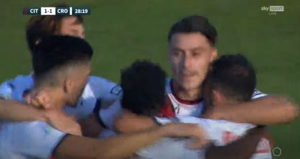 Ionuț Nedelcearu, gol pentru Crotone în etapa a doua din serie B. Românul a bifat prima reușită din acest sezon _3
