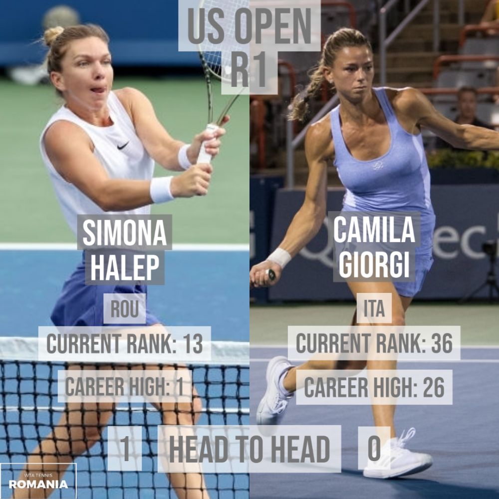 Halep - Giorgi 6-4, 7-6: Simona Halep s-a calificat în turul 2 la US Open! Cine este următoarea adversară _2