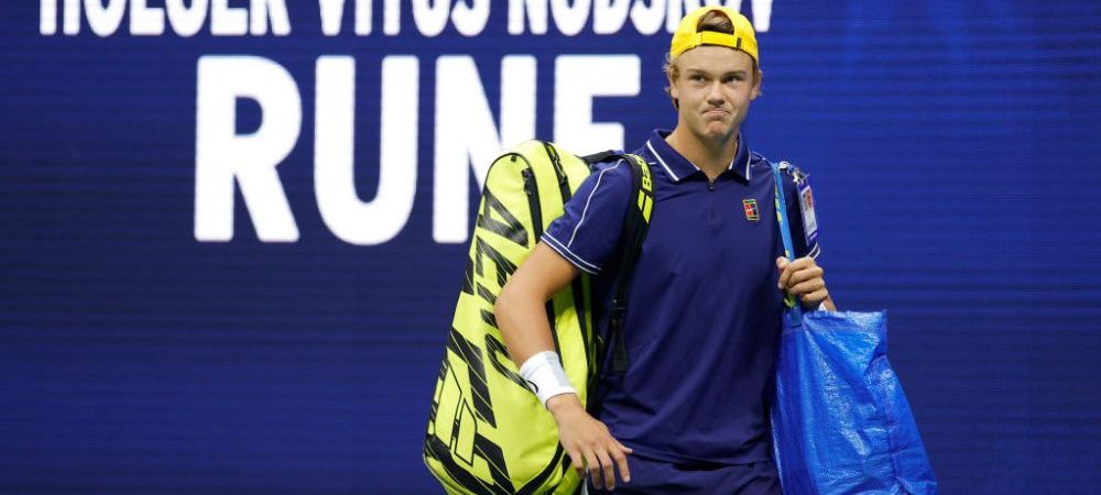 Holger Rune Novak Djokovic Tenis ATP US Open 2021