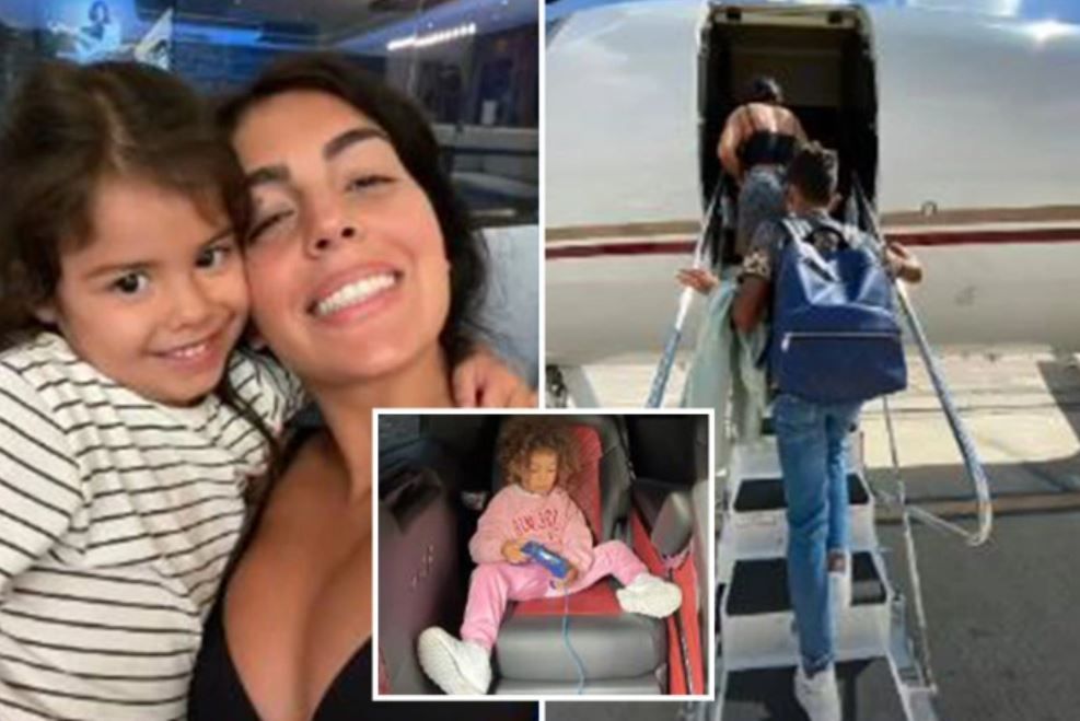 FOTO | Cristiano Ronaldo și familia au ajuns în Manchester! Cum a fost surprinsă Georgina în timpul zborului_6