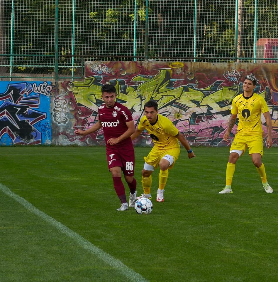 CFR, spectacol în primul meci condus de Dan Petrescu! Clujenii au făcut scor cu Gaz Metan _5