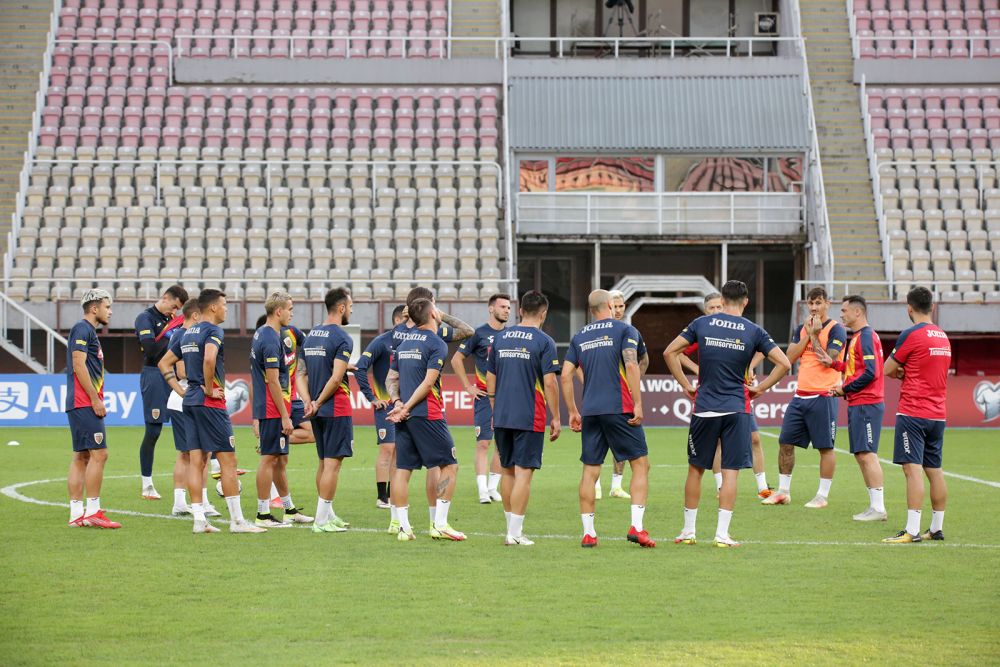 FOTO | „Tricolorii” au efectuat antrenamentul oficial pe stadionul din Skopje_4