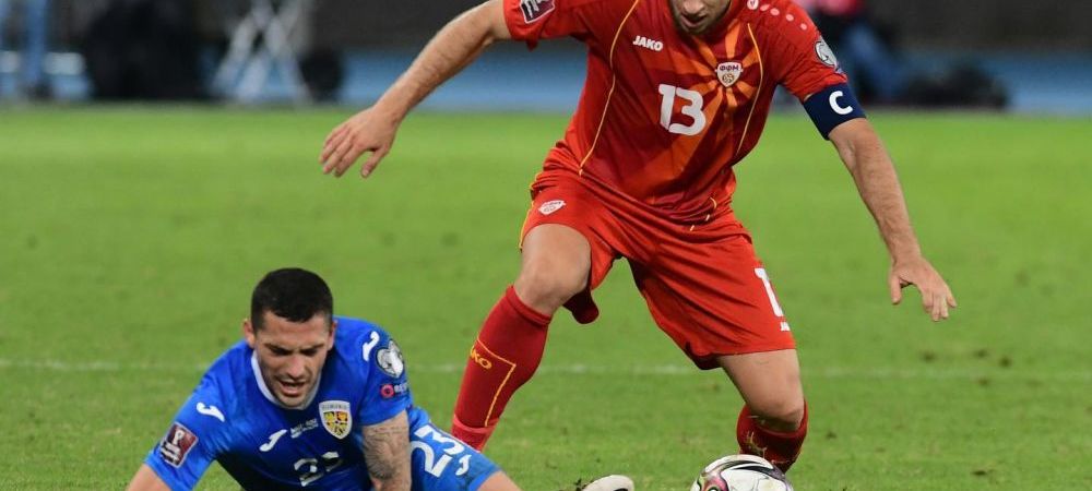 Macedonia de Nord - România Campionatul Mondial 2022 Echipa Nationala de Fotbal preliminarii CM 2022 Romania