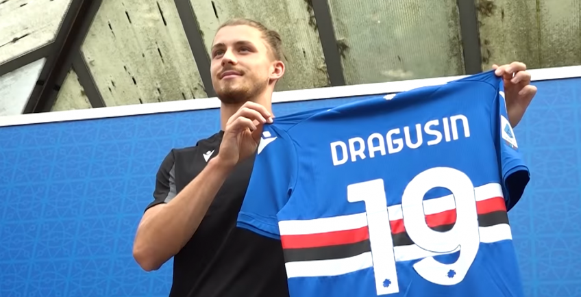 Drăgușin, prezentat oficial la Sampdoria: „M-am pregătit alături de mari fundași și campioni europeni”_1