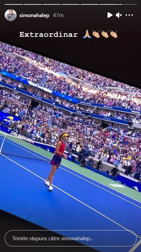 Mesajul transmis public de Simona Halep Emmei Răducanu, imediat după încheierea finalei de la US Open: Halep, depășită de Răducanu la New York _1