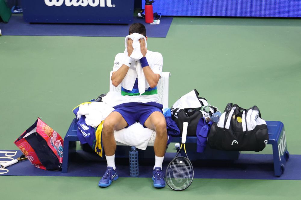 A pierdut gloria și recordul, dar a cucerit inimile oamenilor! Novak Djokovic, în lacrimi în timpul finalei de la US Open_1
