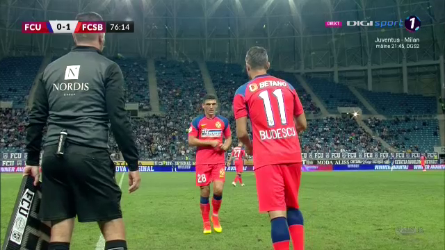 Constantin Budescu a debutat pentru FCSB. Mijlocașul a intrat pe teren în meciul cu FCU Craiova _19