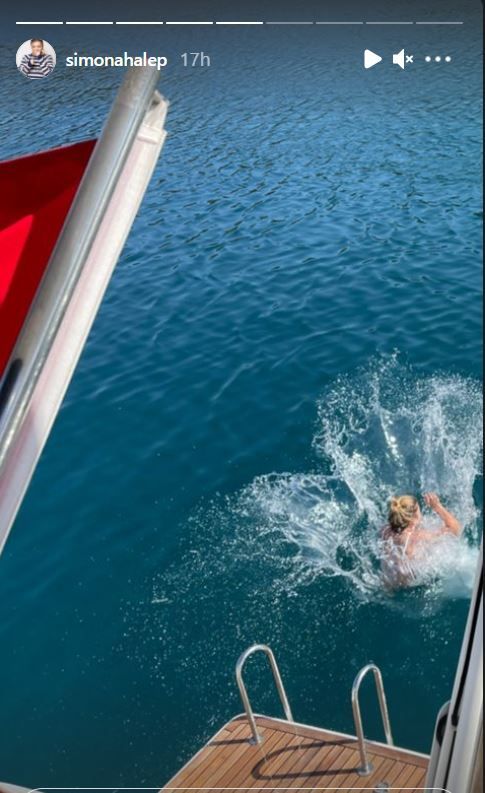 Profesionistă până și în luna de miere! Simona Halep îmbină distracția pe yacht cu antrenamentele în sala de forță în Bodrum, Turcia_5