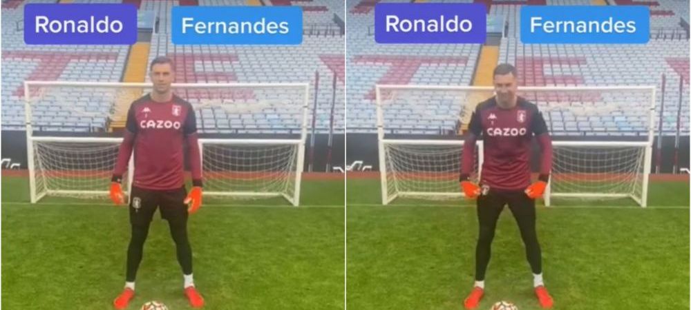 Aston Villa Bruno Fernandes Cristiano Ronaldo emiliano Martinez Manchester United