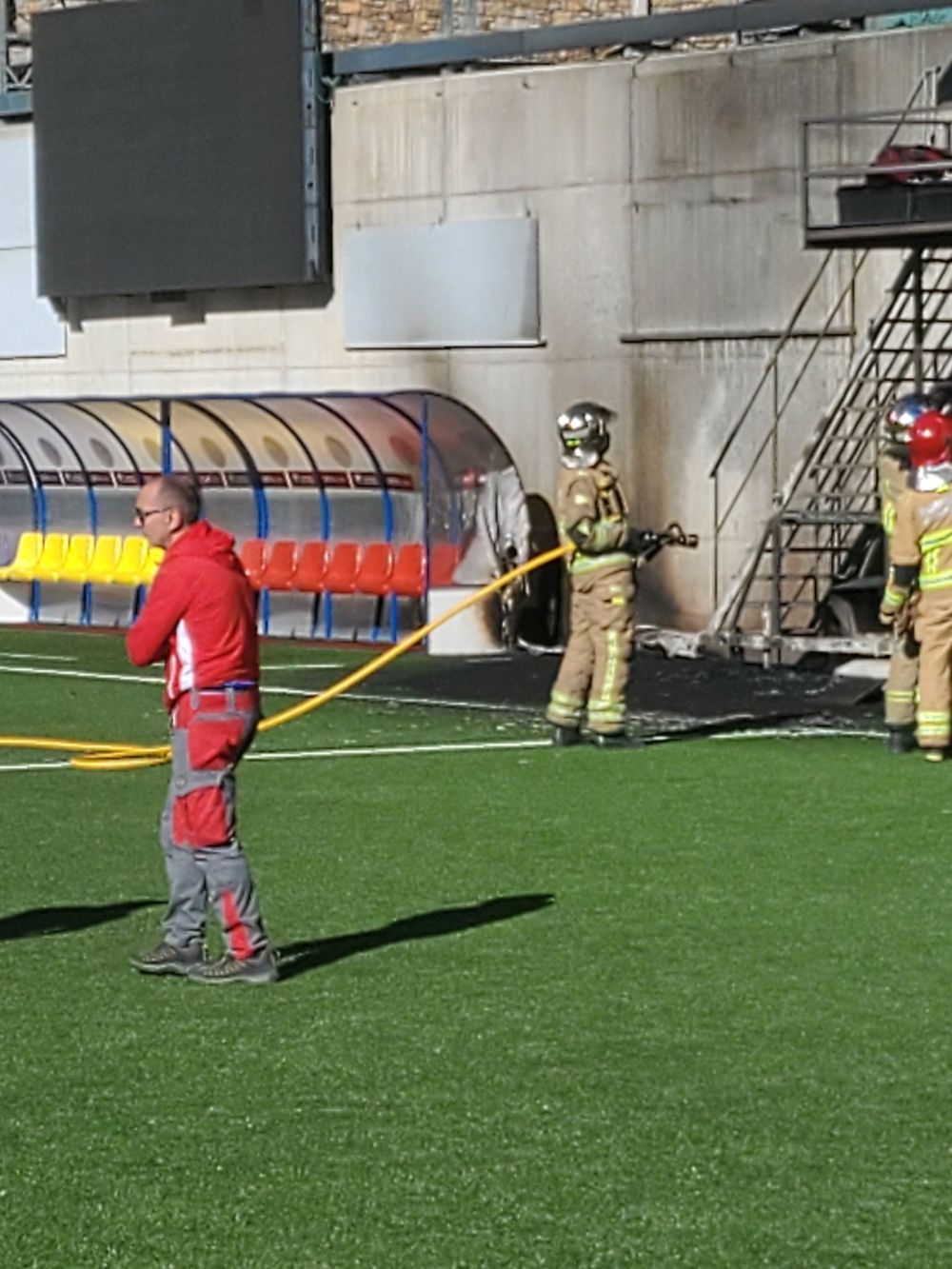 Panică pentru Kane&co! Arena din Andorra a luat foc la ceva timp după antrenamentul Angliei_2