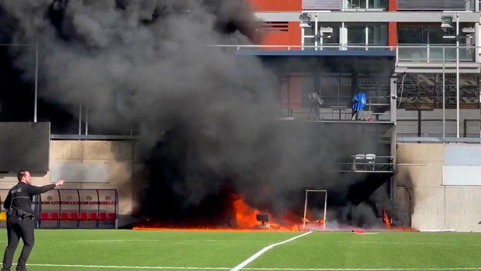 Panică pentru Kane&co! Arena din Andorra a luat foc la ceva timp după antrenamentul Angliei_5
