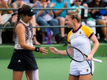 Au pierdut meciul, dar au dat o lecție de forță! Simona Halep și Gabriela Ruse, revenire imposibilă în turneul de dublu