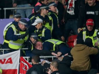 
	Scandal pe Wembley! Suporterii maghiari s-au luat la bătaie cu polițiștii britanici
