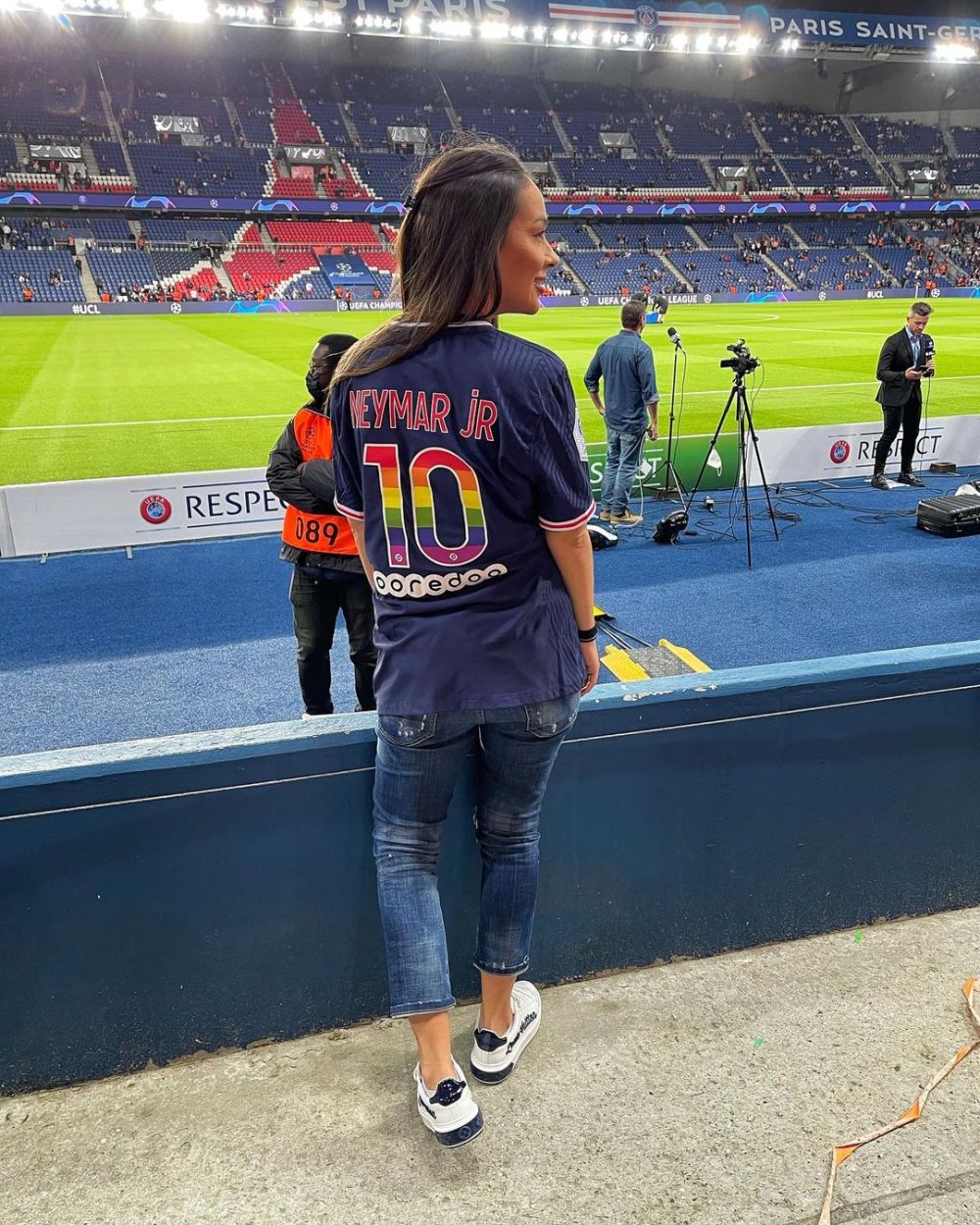 Prima declarație a Vlăduței Lupău după ce l-a întâlnit pe Neymar: „Nici nu m-am mai uitat la meci!” _12